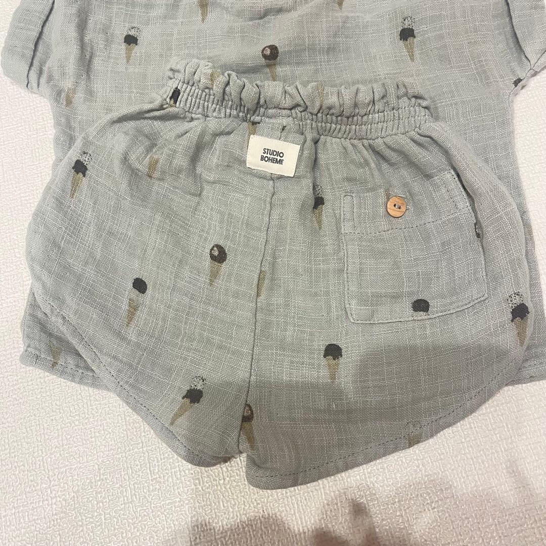 【着1回のみ】studio boheme アイス セットアップ 24m 美品