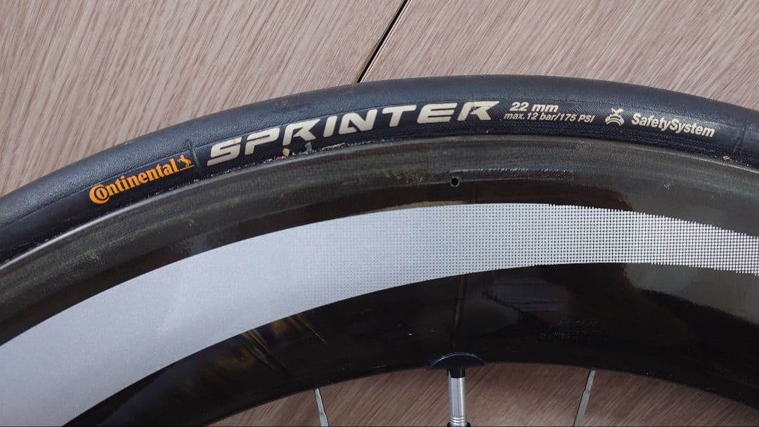 DURA-ACE C75TUホイールContinental Sprinter