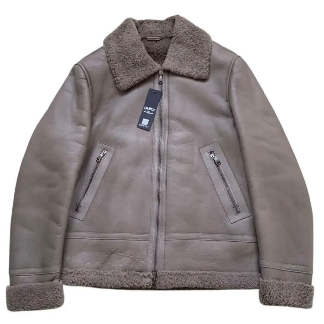 定26万 極美品　EMMETI エンメティ　ORWELL ムートンジャケット48
