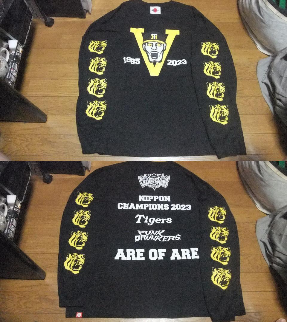 パンクドランカーズ XL 阪神タイガース 未使用 Tシャツ 長袖 日本一 優勝