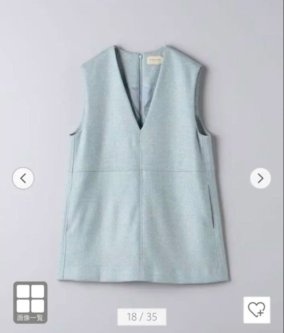 UNITED ARROWS メランジツイードベスト