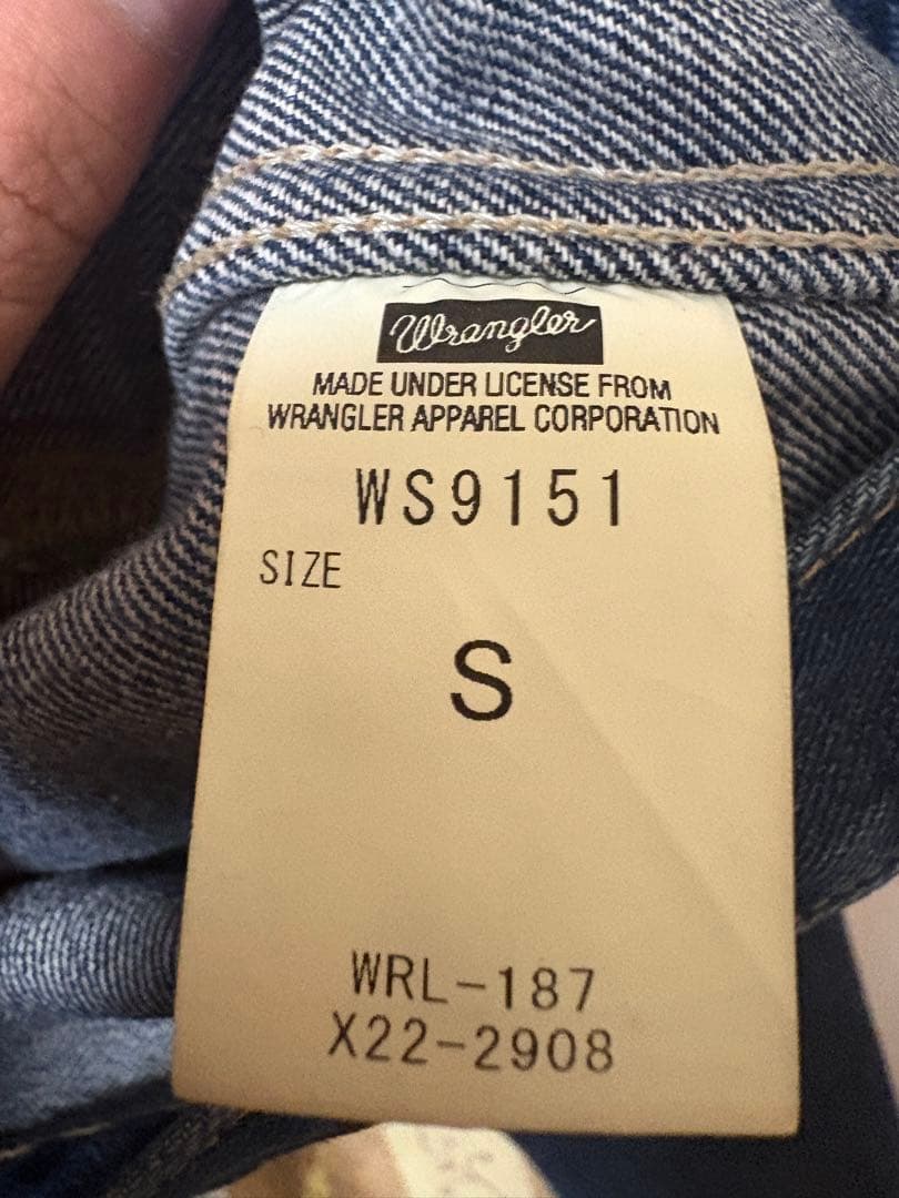 Wrangler デニムジャケット S