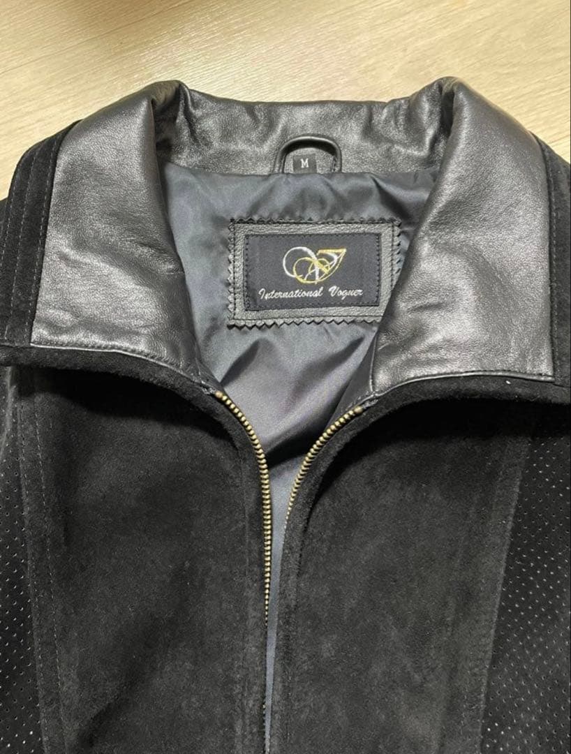 International Voguer 高級スエードレザージャケット　羊革豚革