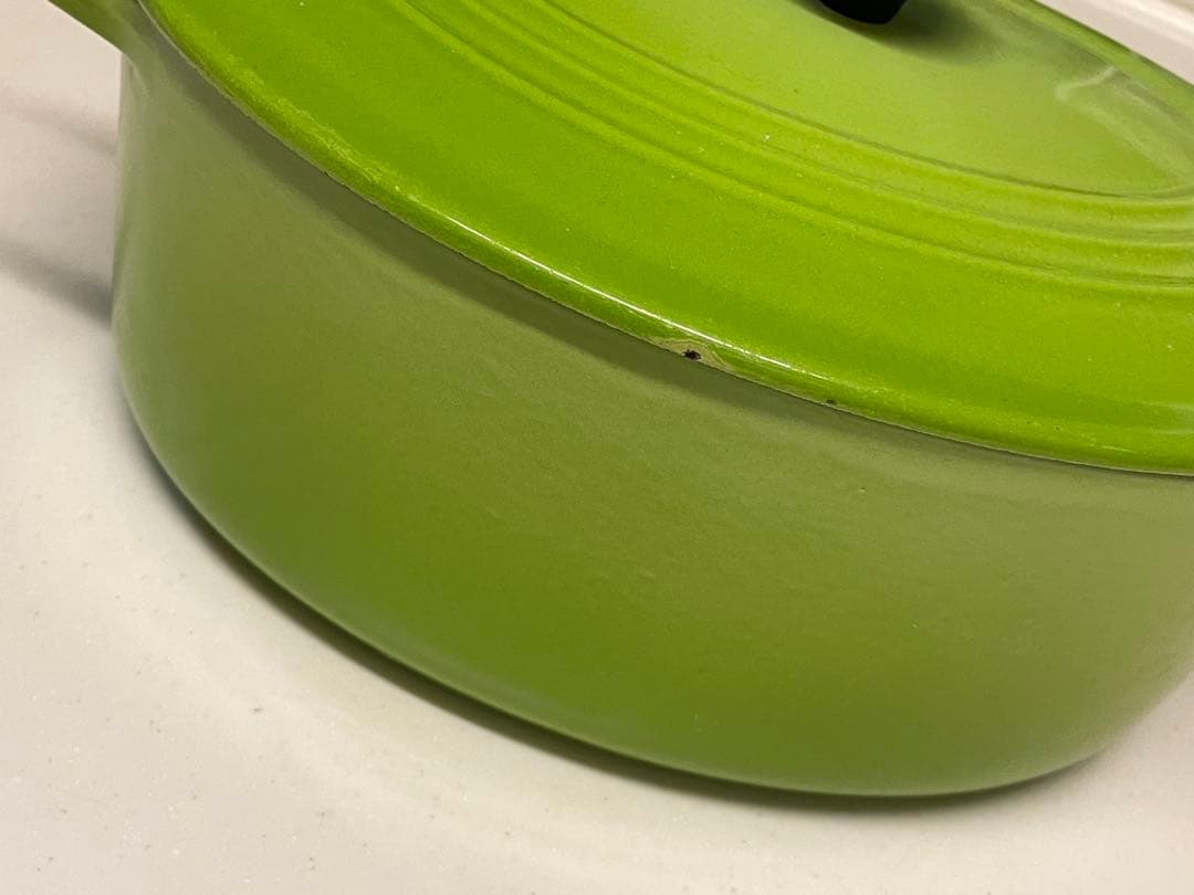 ル・クルーゼ ココットオーバル 25cm フルーツグリーン LE CREUSET