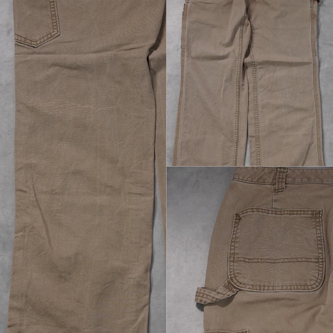 カーハート W32相当 ダックパンツ ペインター 古着 ベージュ 18869