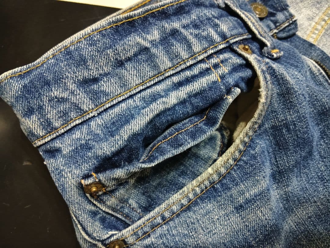 ボ*ー様 ヴィンテージ LEVI'S505 66後期Lucky Star工場(1