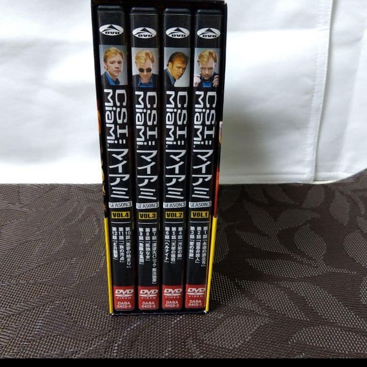 DVD「CSI:マイアミ シーズン3 コンプリートDVD-BOX-1〈4枚組〉」
