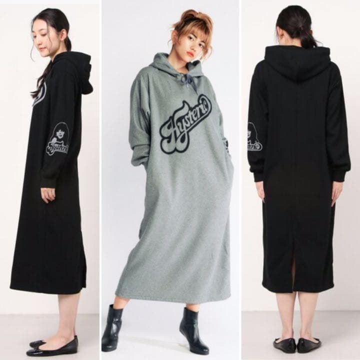 ヒステリックグラマー 美品 SUNDAY GIRL ワンピース ビックロゴ F