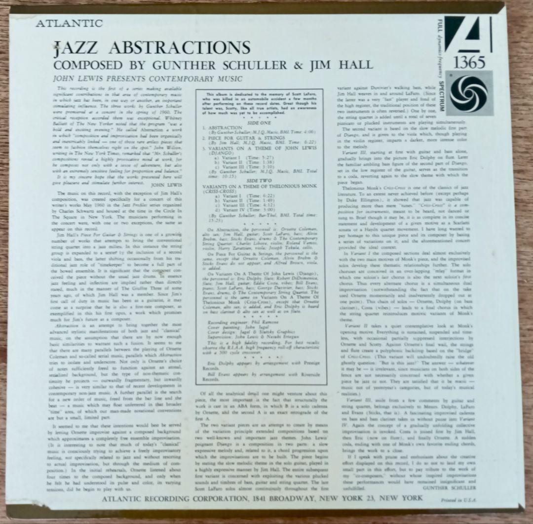 Jazz Abstractions/Jim Hall etc./米Org