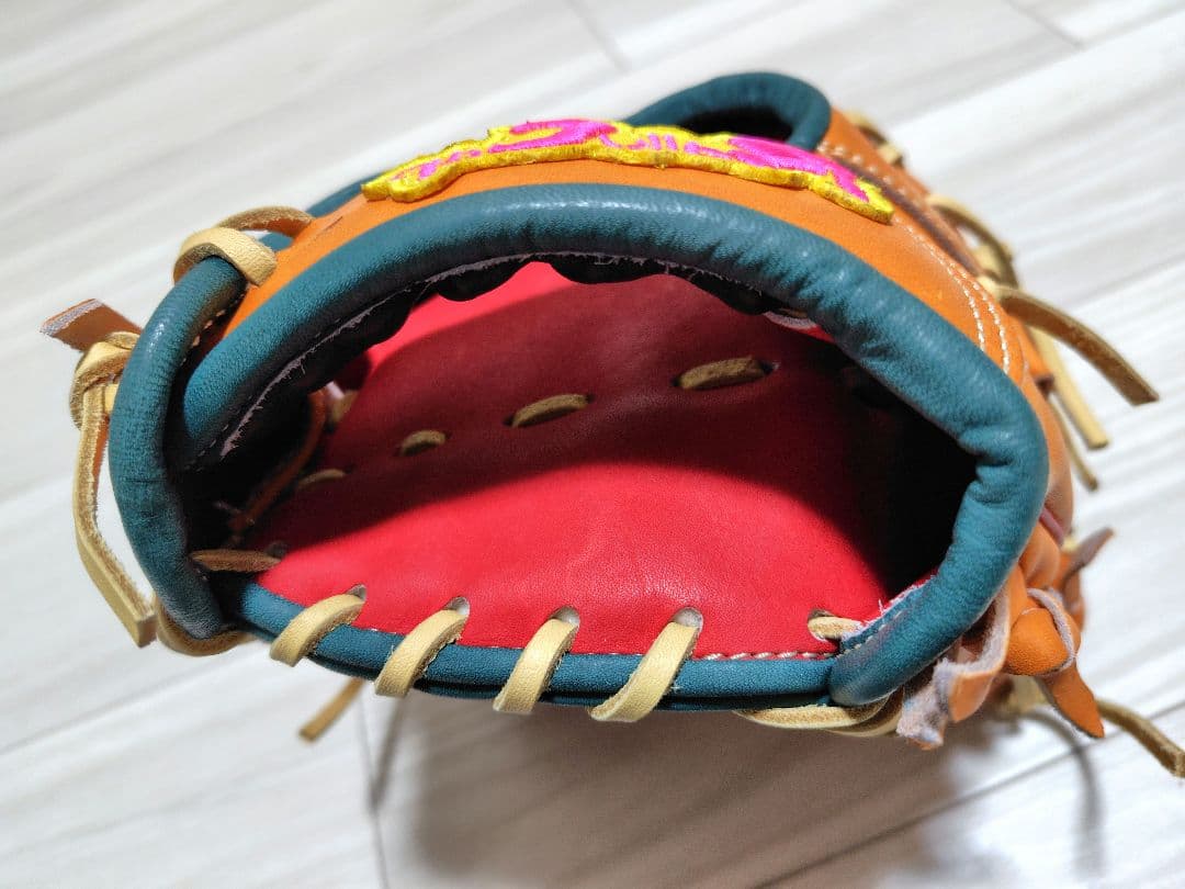 【美品】艶　RallyCap　ラリーキャップ　軟式用グローブ　内野手