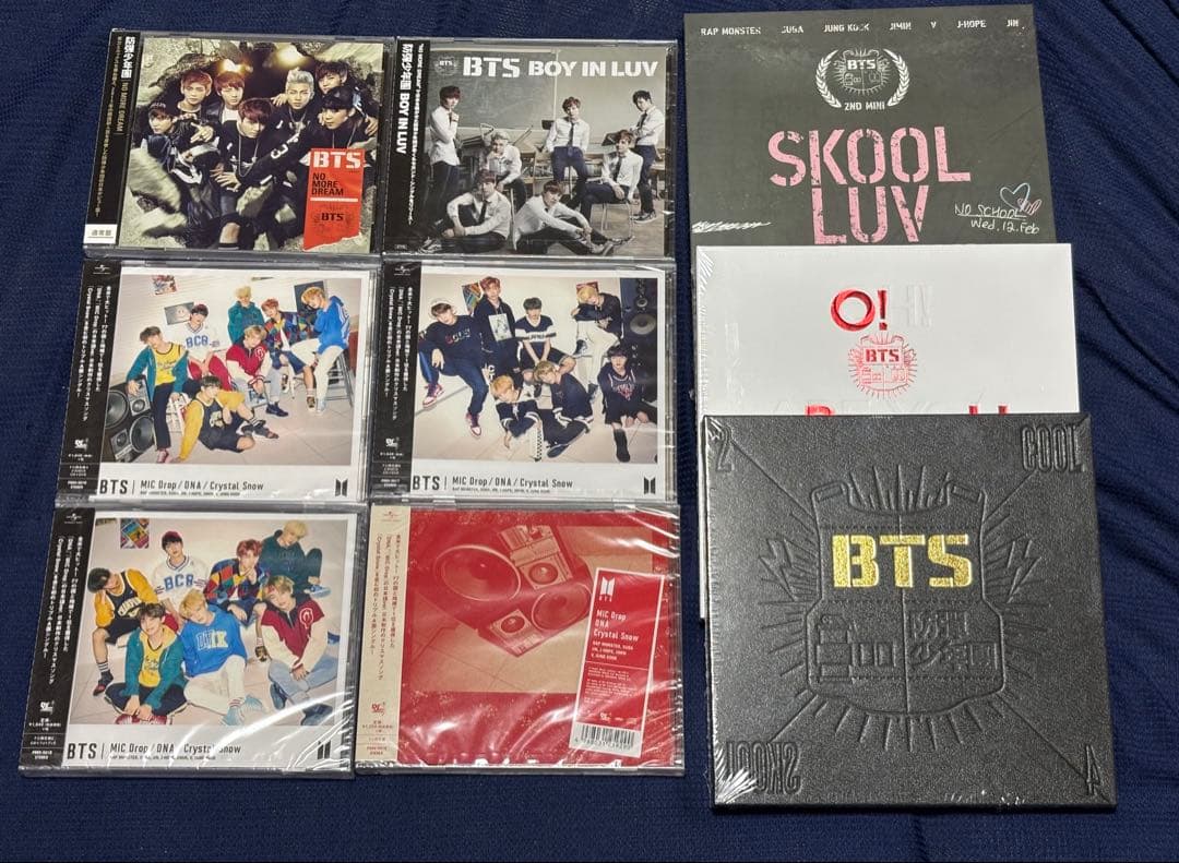 BTS CD レコード テープ 未開封品37枚まとめ売り
