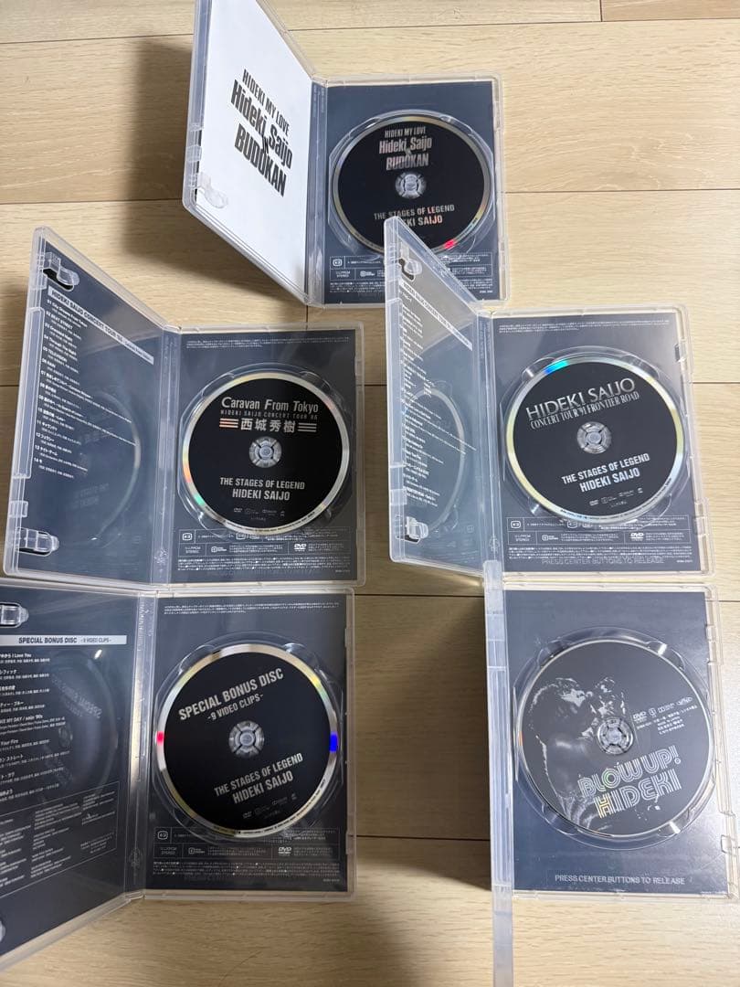 西城秀樹LEGEND DVD BOX9枚組