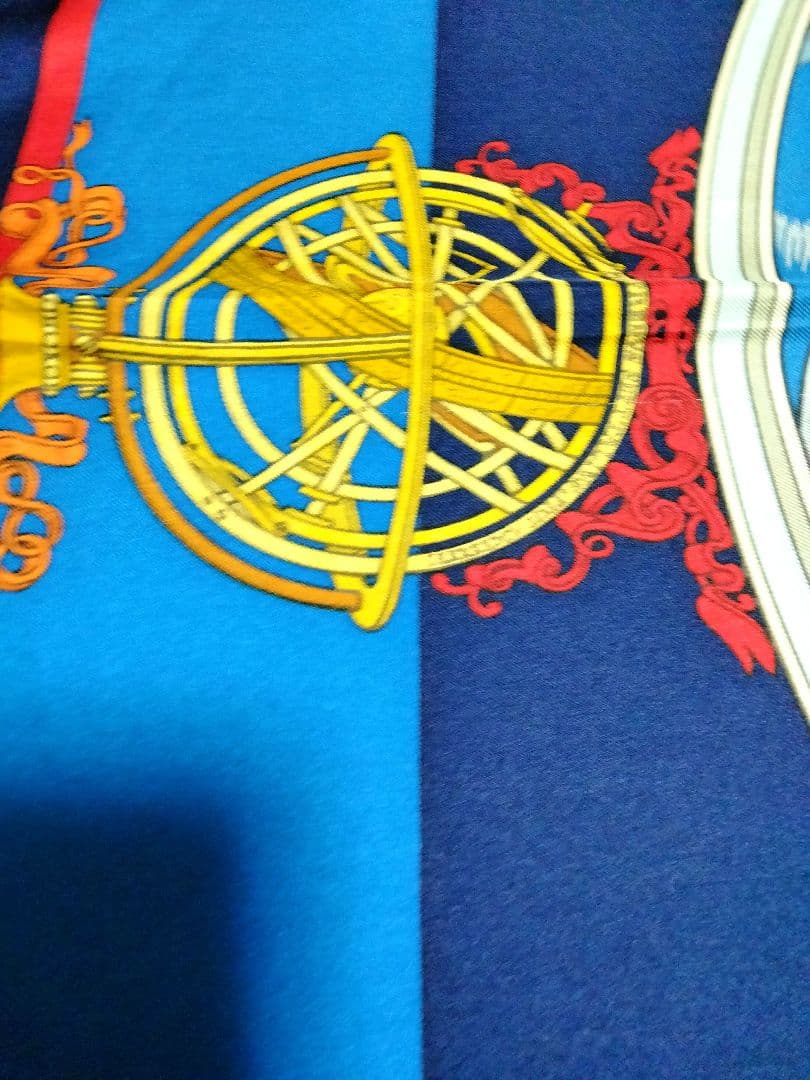【美品】GUCCI グッチ　大判シルクスカーフ　望遠鏡　天体図