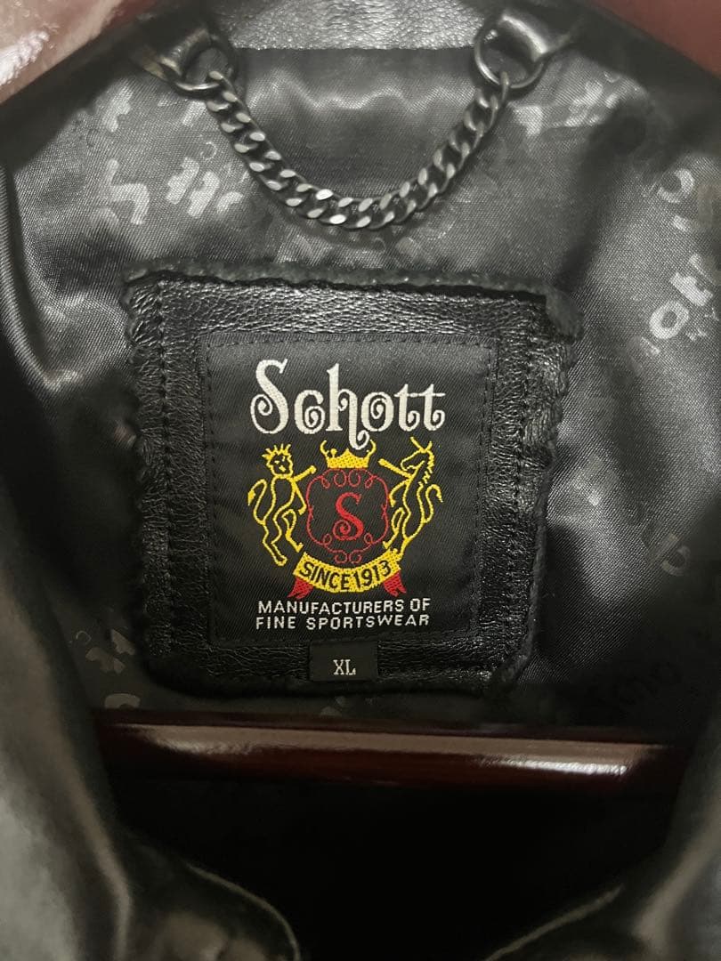 最終価格！Schott シングルライダース 3101054 XL