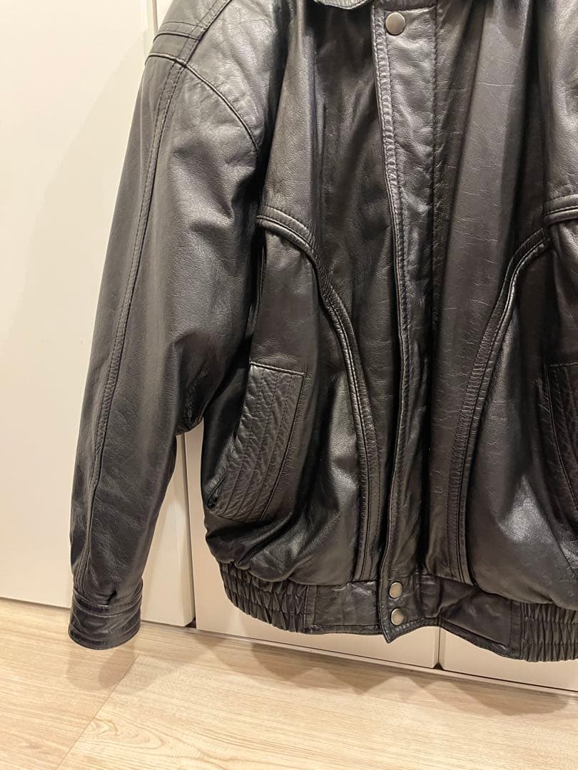 vintage leather jacket ライダース　y2k グランジ