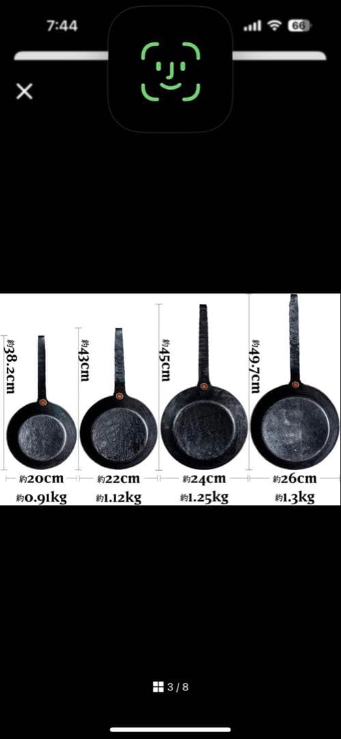フライパン(26cm) 鉄 ドイツ並行輸入品 新生活 [並行輸入品] ブラック
