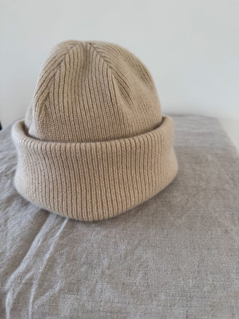Knit Big Watch Cap CASHMERE カシミヤ　ビーニー