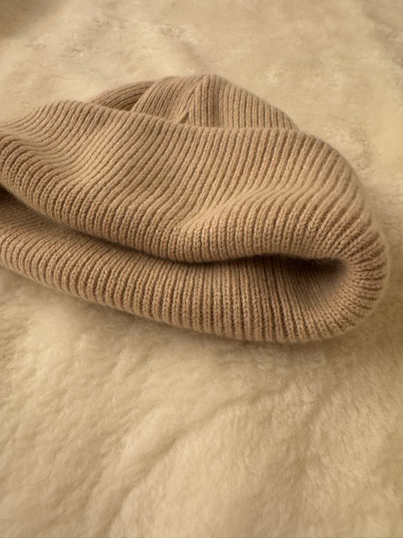 Knit Big Watch Cap CASHMERE カシミヤ　ビーニー