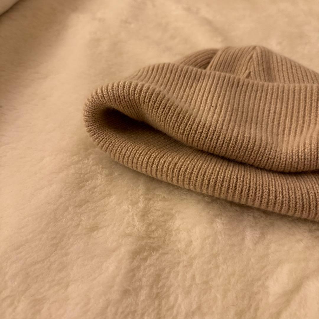 Knit Big Watch Cap CASHMERE カシミヤ　ビーニー