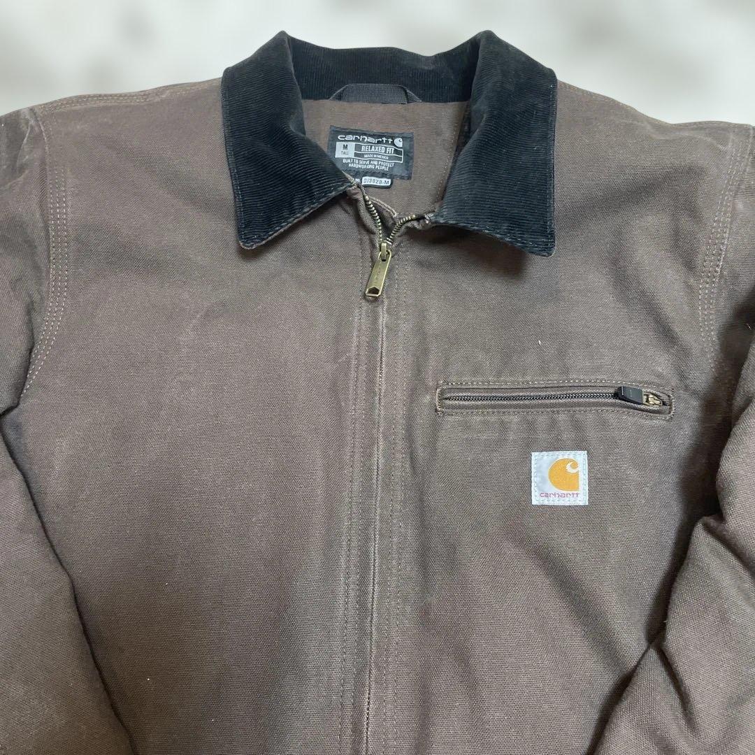 Y*y様 メキシコ製 Carhartt デトロイトジャケット ブラウン コーデュ