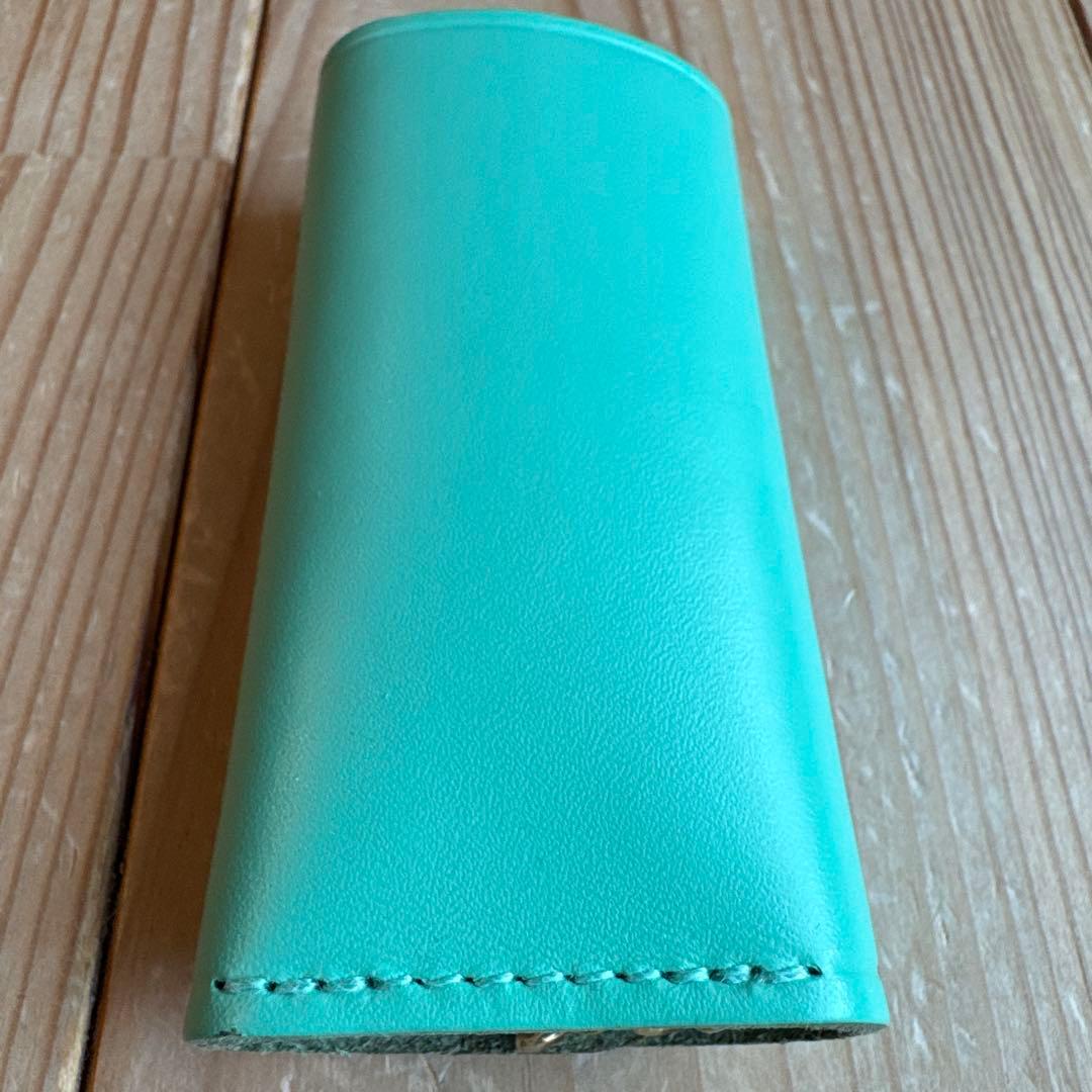 【レア＆新品】IL BISONTE キーケース ペルシアングリーン 限定カラー♡