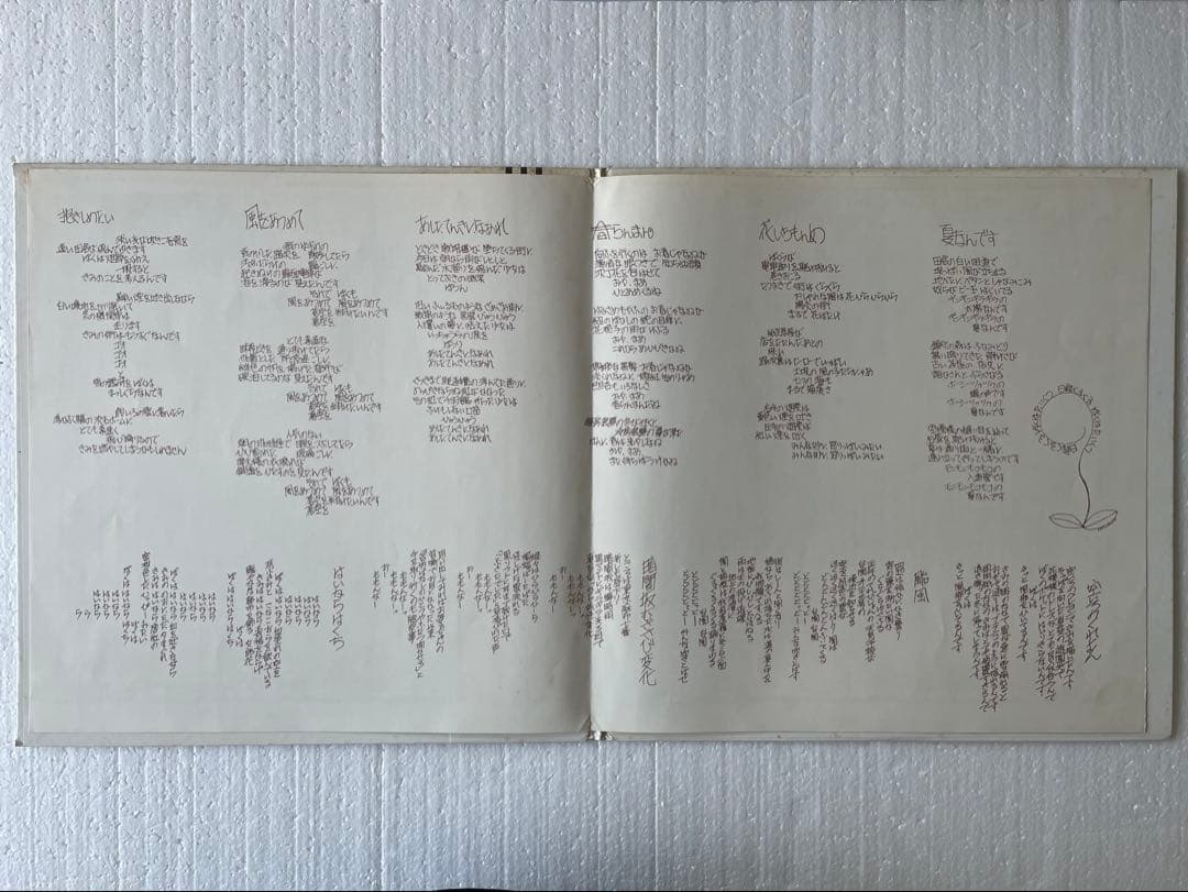 LPレコード　はっぴいえんど/風街ろまん　【UX-8005】