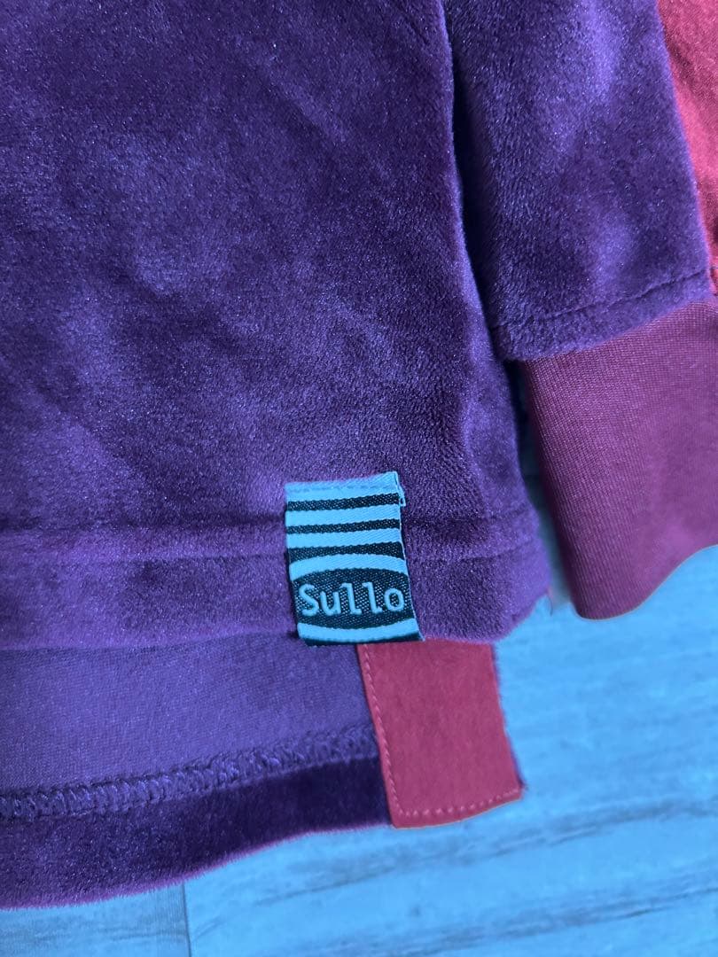 スージョ　ロンT フットサル　SULLO ハイネック　ベロア　パープル　L