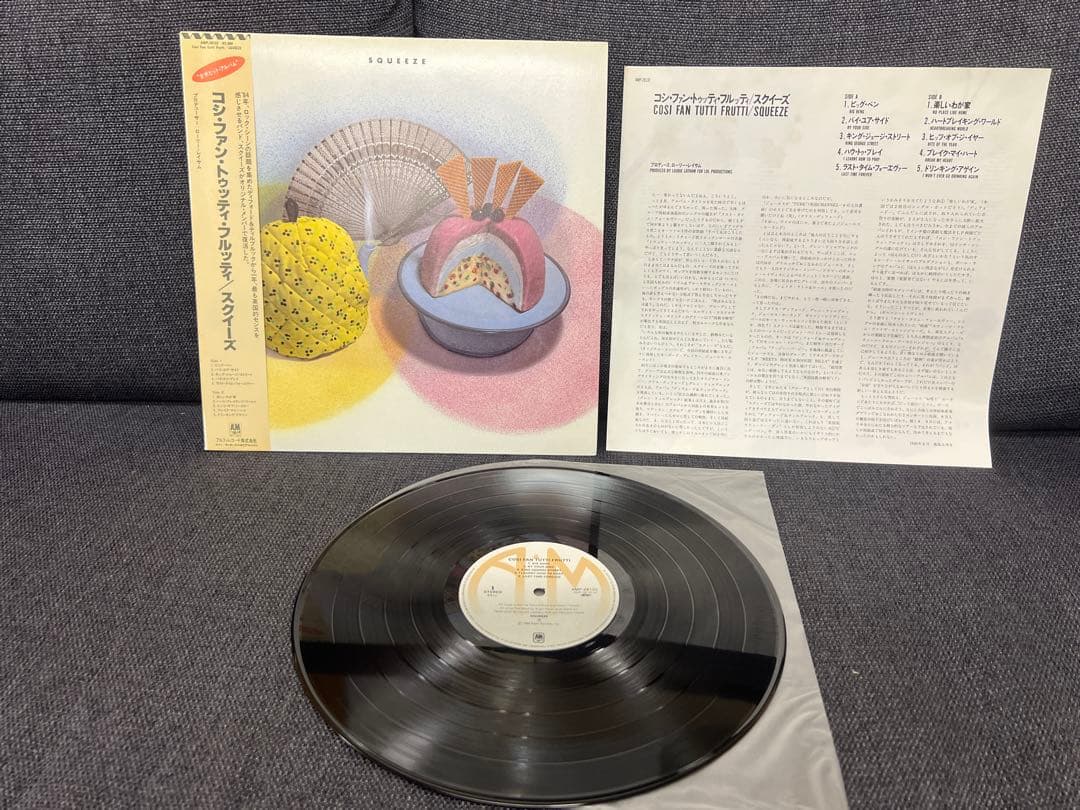 Squeeze 名盤 Cosi Fan Tutti Frutti 帯付LP洋楽