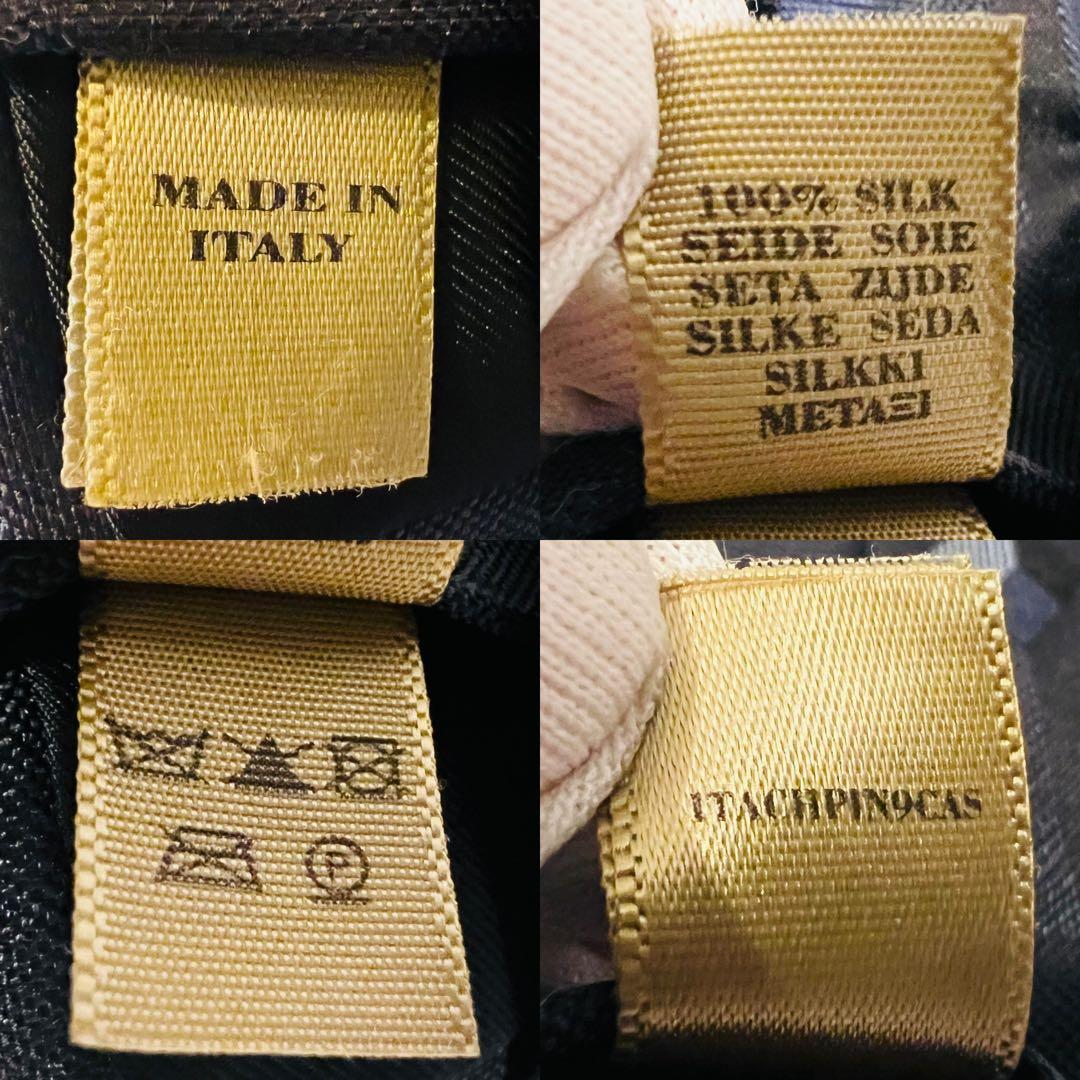 【未使用に近い】BURBERRYバーバリー ネクタイ ネイビー シルク100%