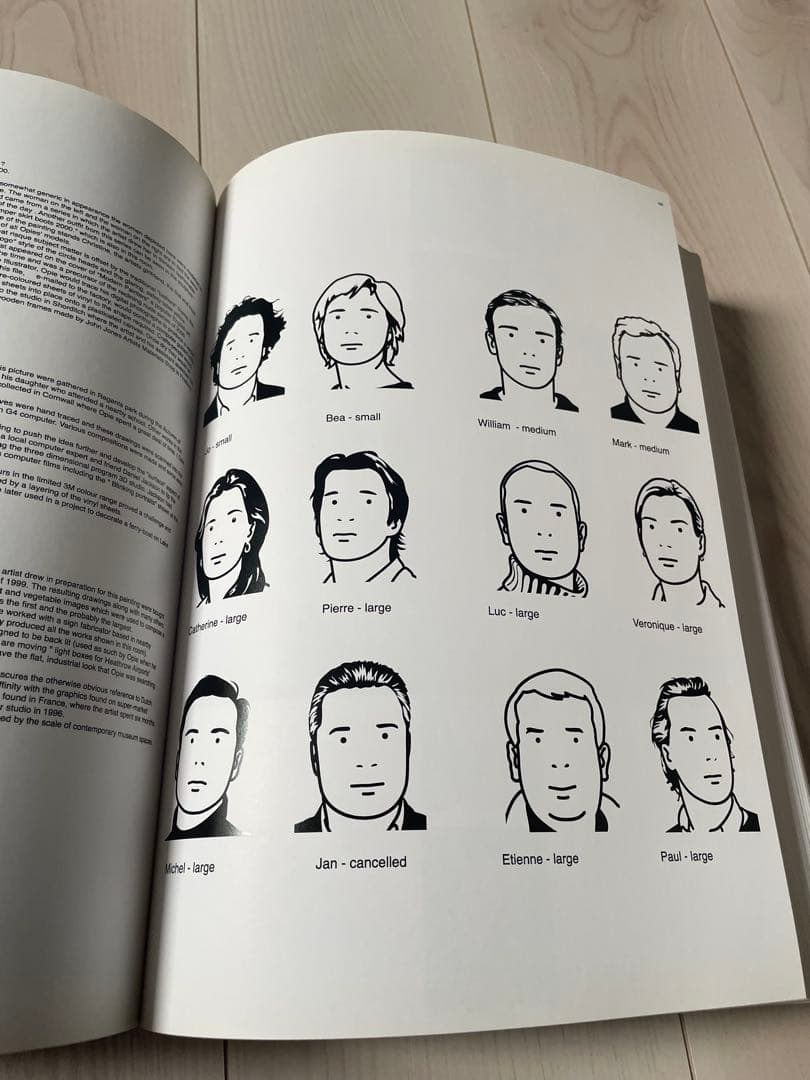 ジュリアンオピー　カタログ　JULIAN OPIE 図録