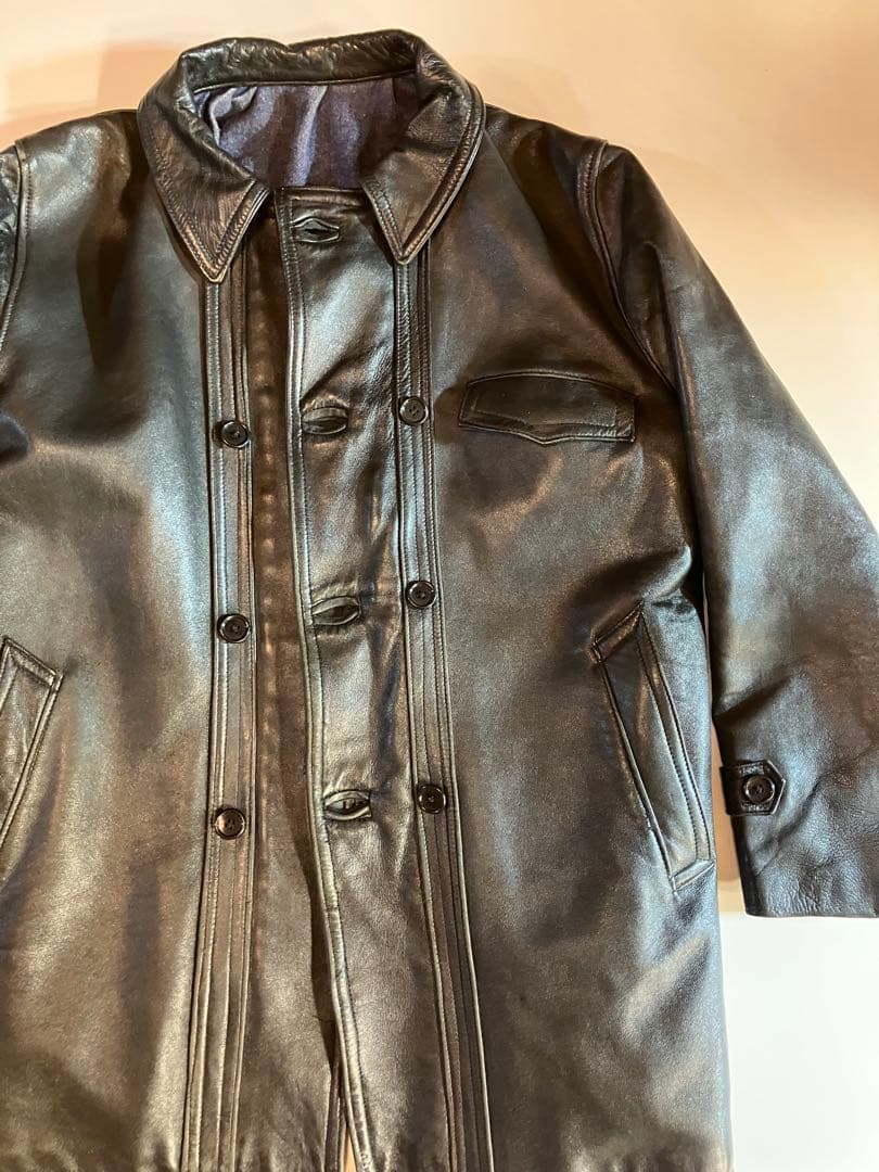 コルビジェジャケット　フランス　ビンテージ　革ジャン　レザージャケット　古着