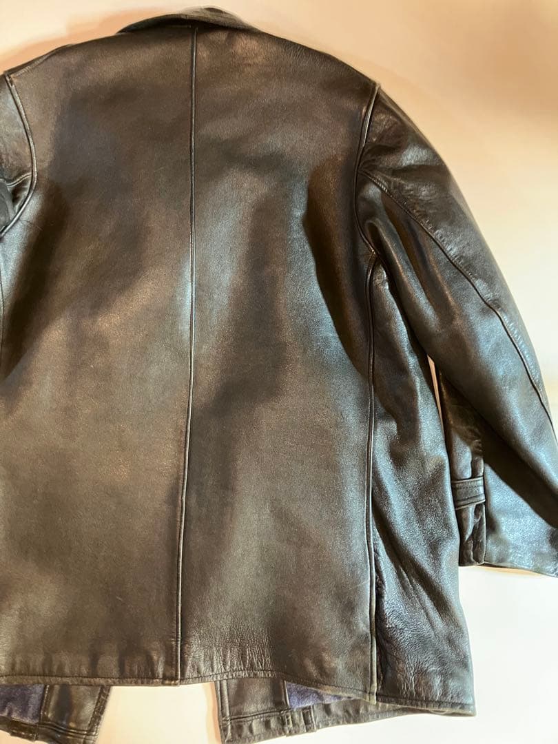 コルビジェジャケット　フランス　ビンテージ　革ジャン　レザージャケット　古着