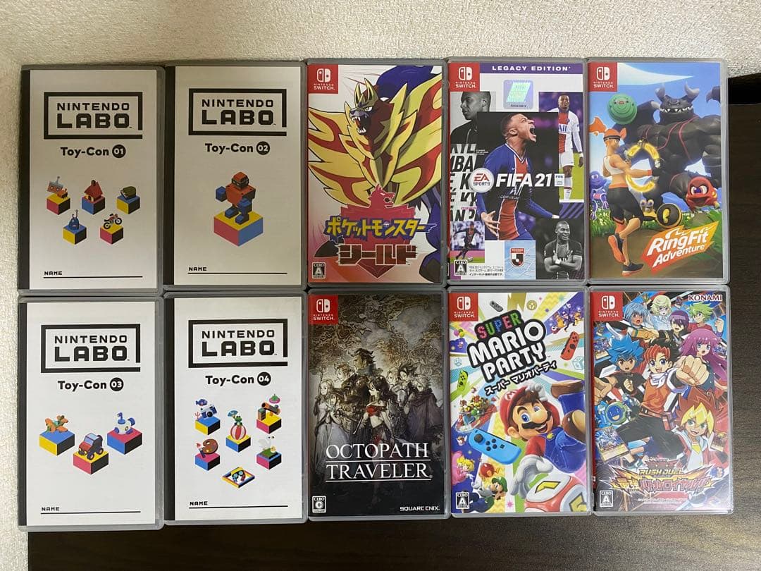 Nintendo Switch ソフト 10本セット ポケモン マリオ FIFA