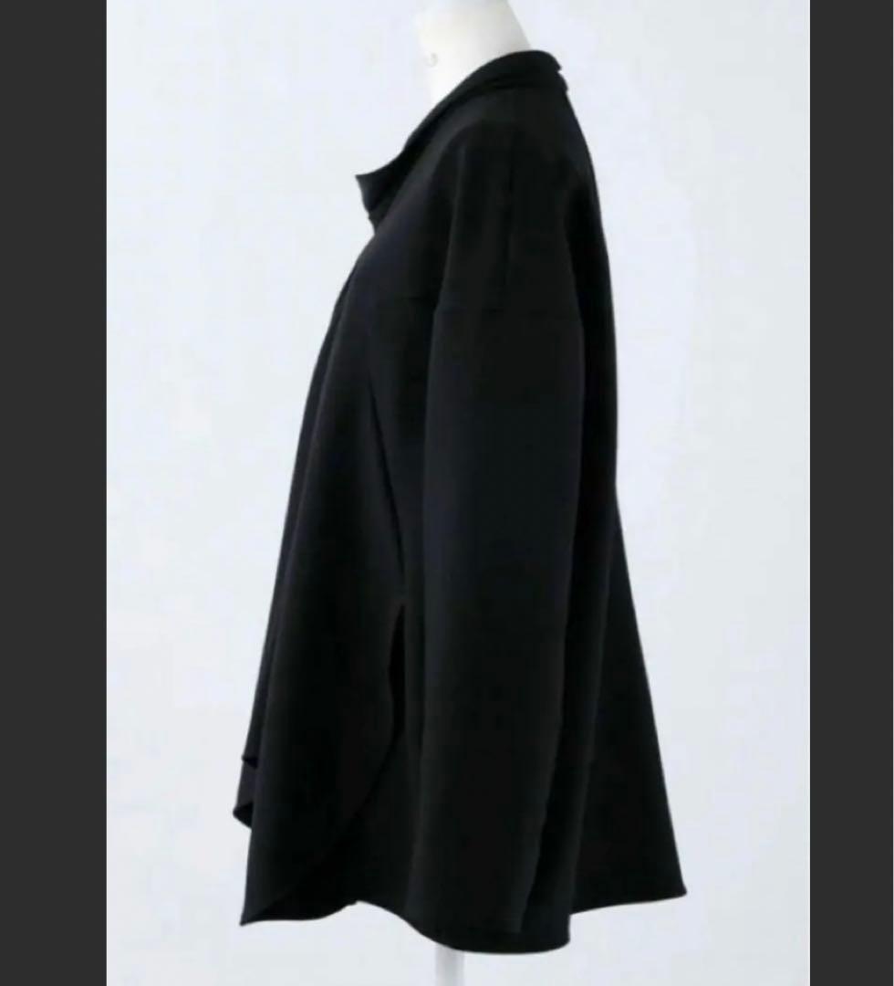 美品　ENFOLD エンフォルド アシンメトリー ブラウス ブラック