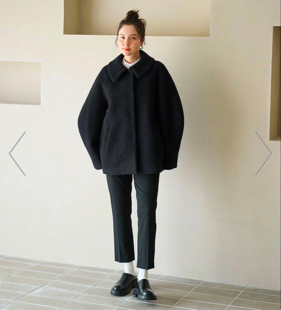 #Newans ハッシュニュアンス プードルコクーンコート 笹川友里さんコラボ