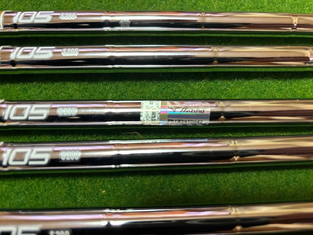 Dynamic Gold 105 S200 6本セット Mizunoグリップ