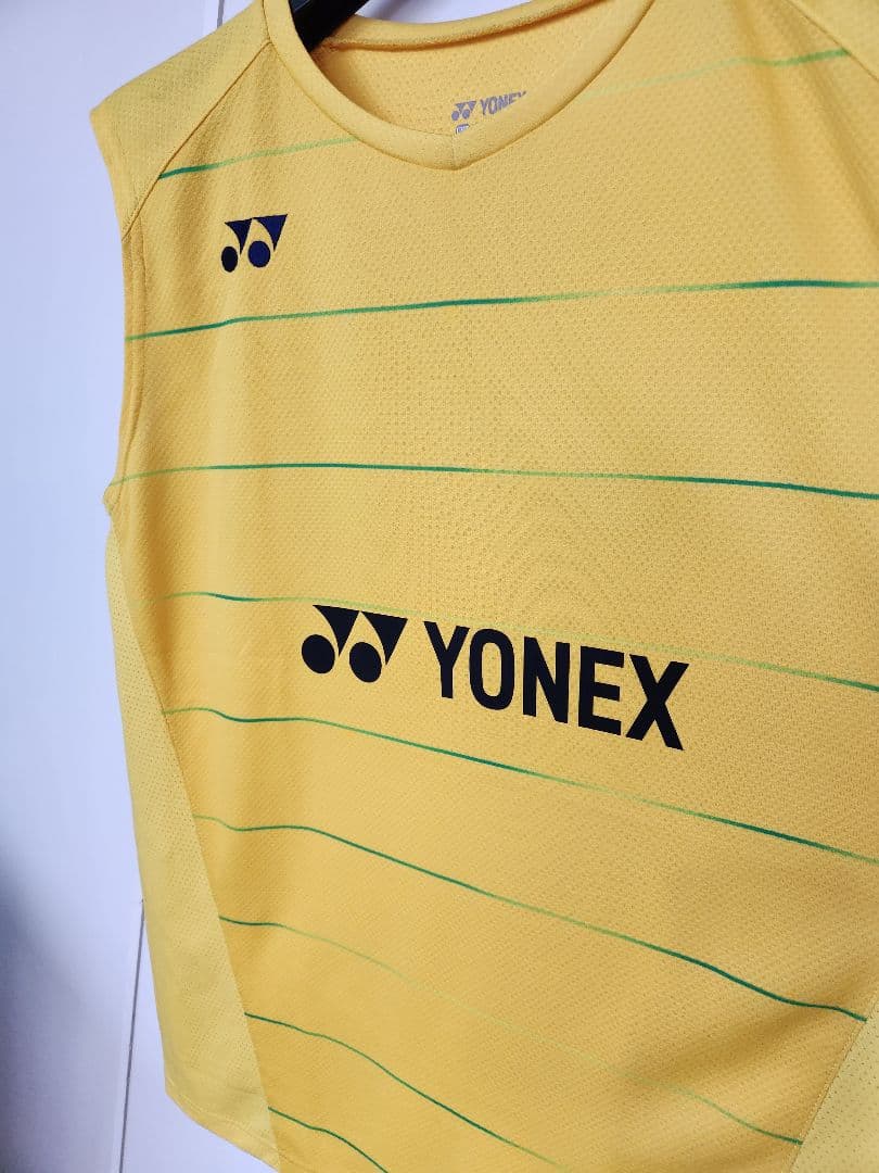 YONEXヨネックス日本代表着用モデル選手支給品実業団 桃田賢斗ノースリーブ