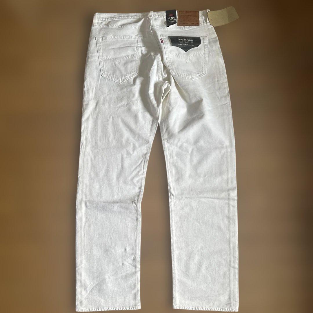 levi‘s 501 93 w36L32 ホワイト　新品未使用　タグ付き