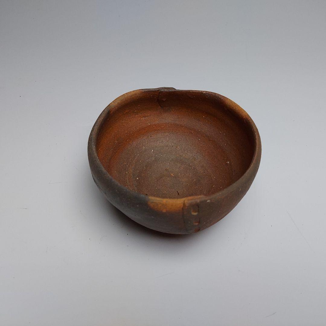 22-325 備前焼茶碗　横山伸一作