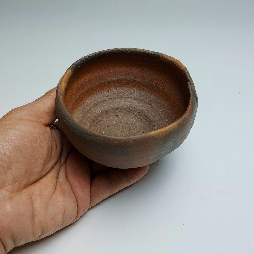 22-325 備前焼茶碗　横山伸一作