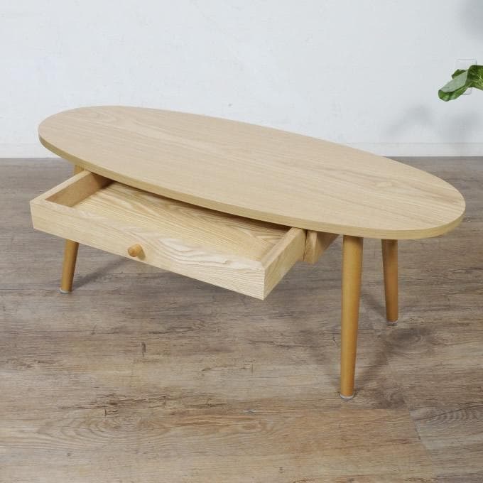 アウトレット センターテーブル 両面 引き出し付き　95cm