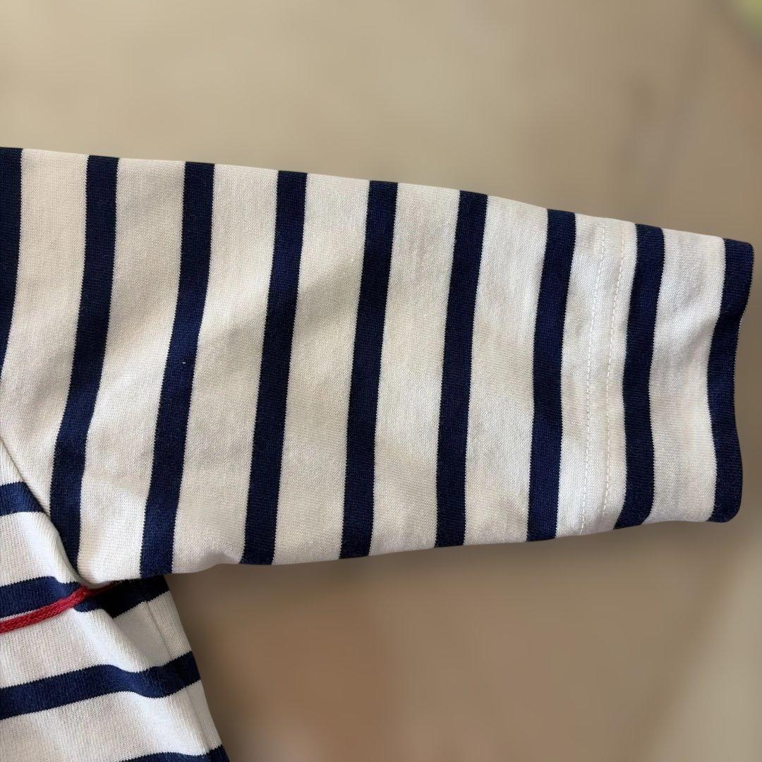 familiar ストライプ長袖Tシャツ 80cm 現行品