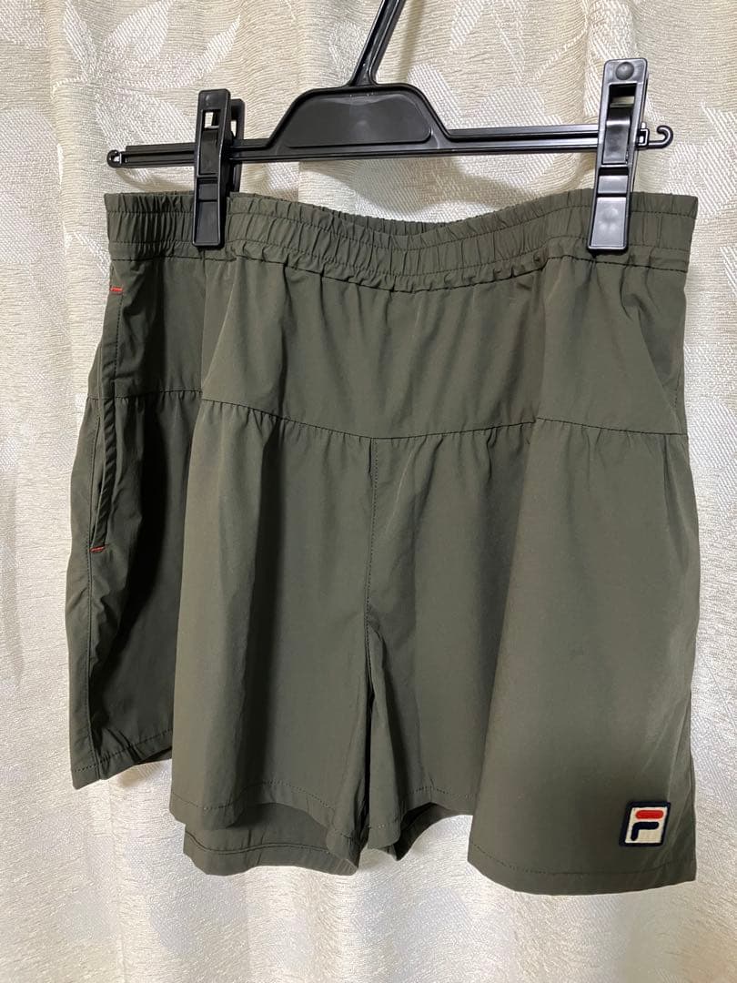 FILA フィラ　テニスキュロット　Ｌ　カーキ