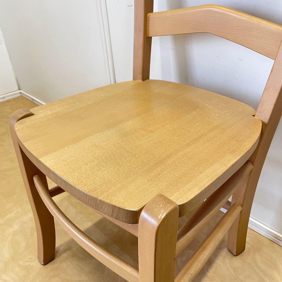 イタリア製 ダイニングチェア フランスベッド 椅子 イス チェア ナチュラル