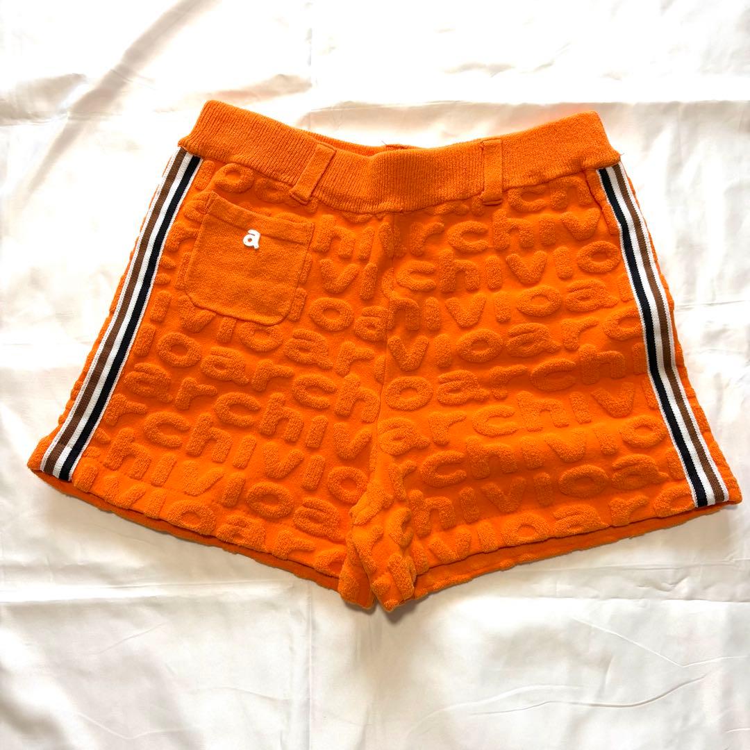 archivio アルチビオ ゴルフウェア ショートパンツ オレンジ レディース