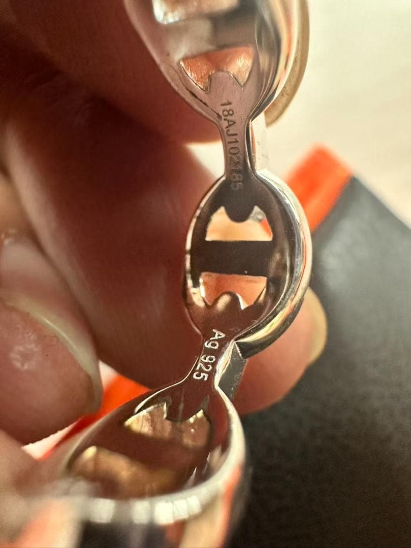 【極美品】エルメス シェーヌダンクル アンシェネ リング 52号 正規品