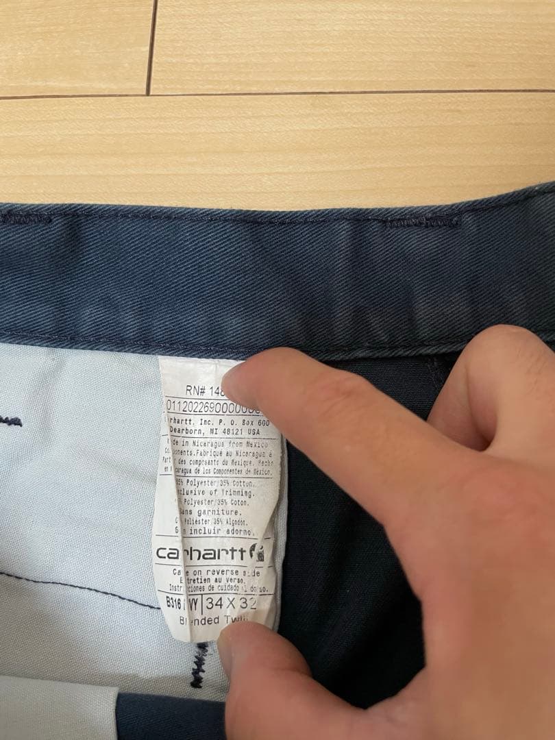 ザ*キ様 carhartt 34×32 ダブルニー ワークパンツ