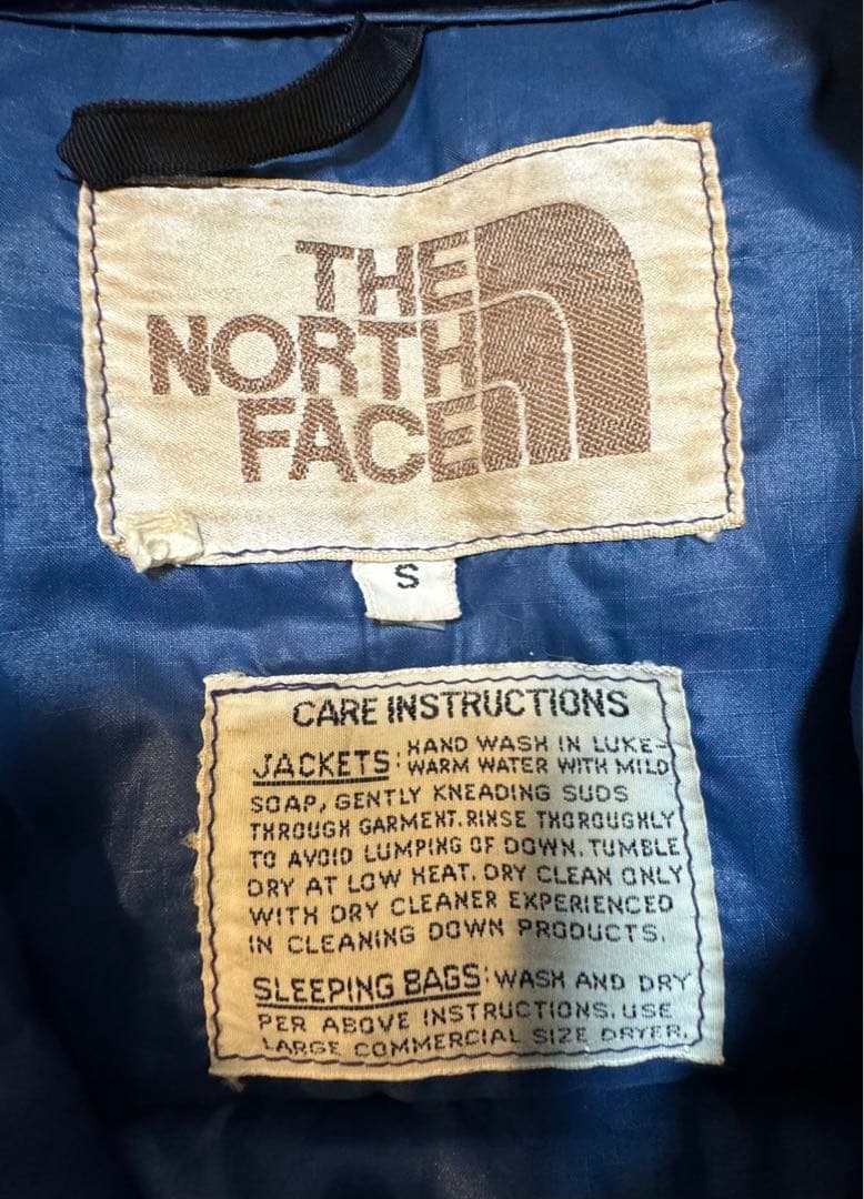 THE NORTH FACE ダウンベスト 茶タグ 90s 80s リメイク