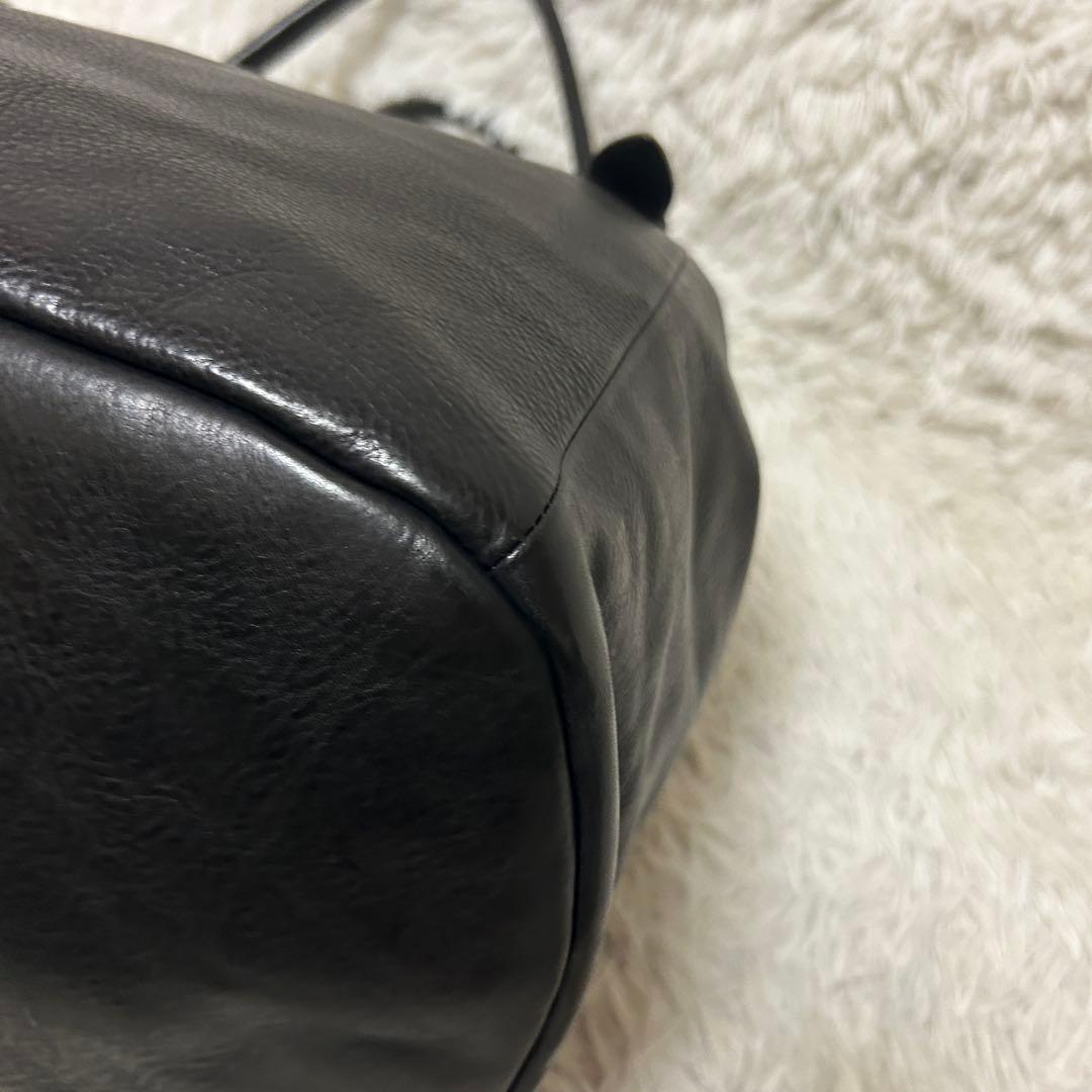 未使用級✨フェリージ 1183 トートバッグ　ビジネスバッグ　レザー　ブラック