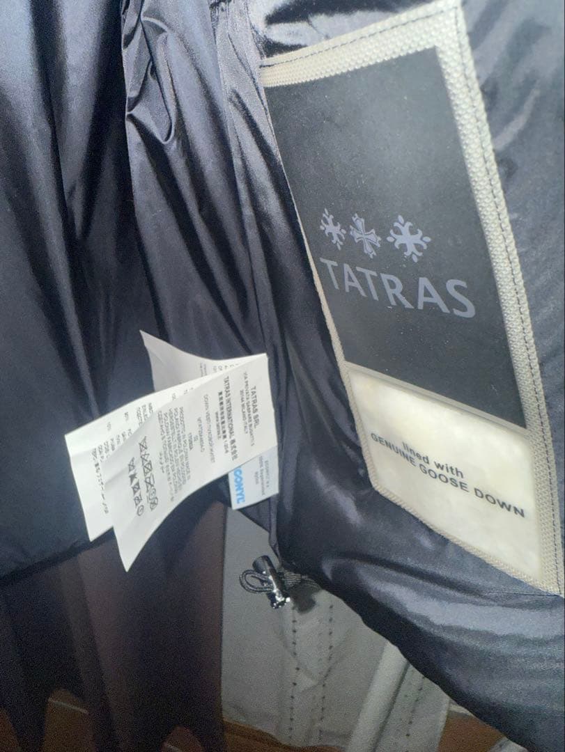 新品 TATRAS ダウンベスト ブラック MELKO 黒 2025ss